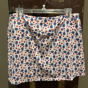 Patterned Tennis Skirt